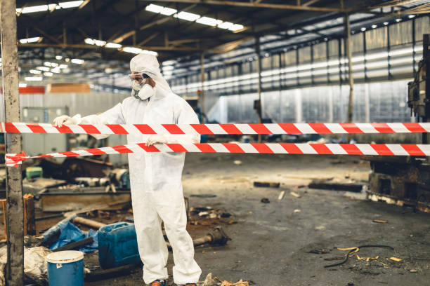 Professional Infectious Disease Decontamination technician working in Princeton, KY
